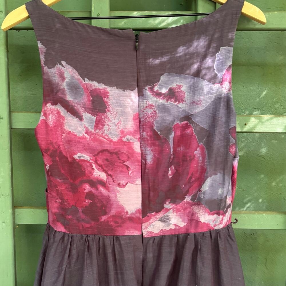 Lela Rose x Neiman Marcus Target Watercolor Floral High-Low Dress Size 8 - Picture 4 of 8